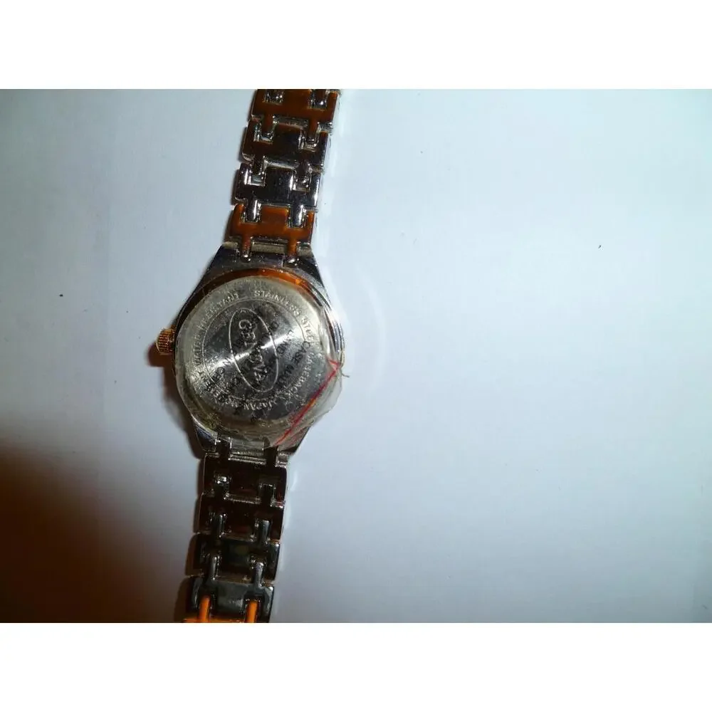 Geneva Mens‎ Stainless Quartz 2-Tone Watch